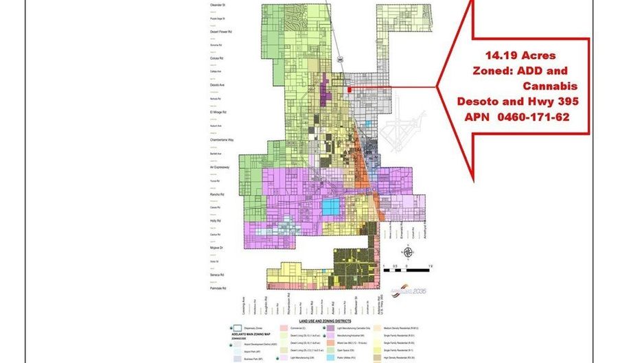 0 Desoto & Hwy 395 - 14.19ac, Adelanto, CA 92301 - 0 Beds, 0 Bath