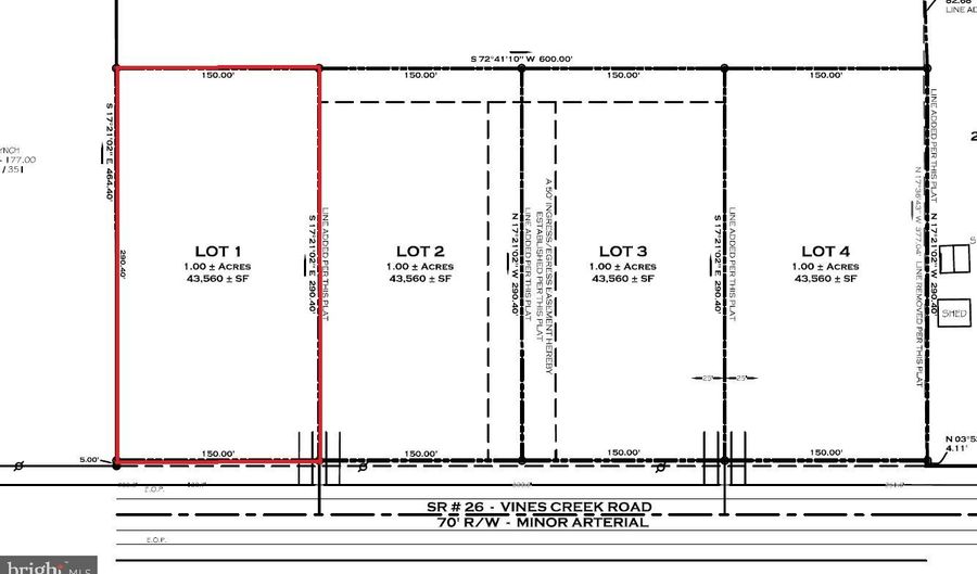 VINES CREEK Road lot 1, Dagsboro, DE 19939 - 0 Beds, 0 Bath