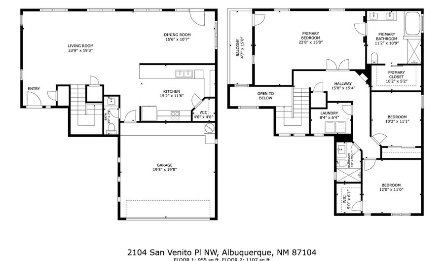 2104 San Venito Rd NW, Albuquerque, NM 87104 - 3 Beds, 3 Bath