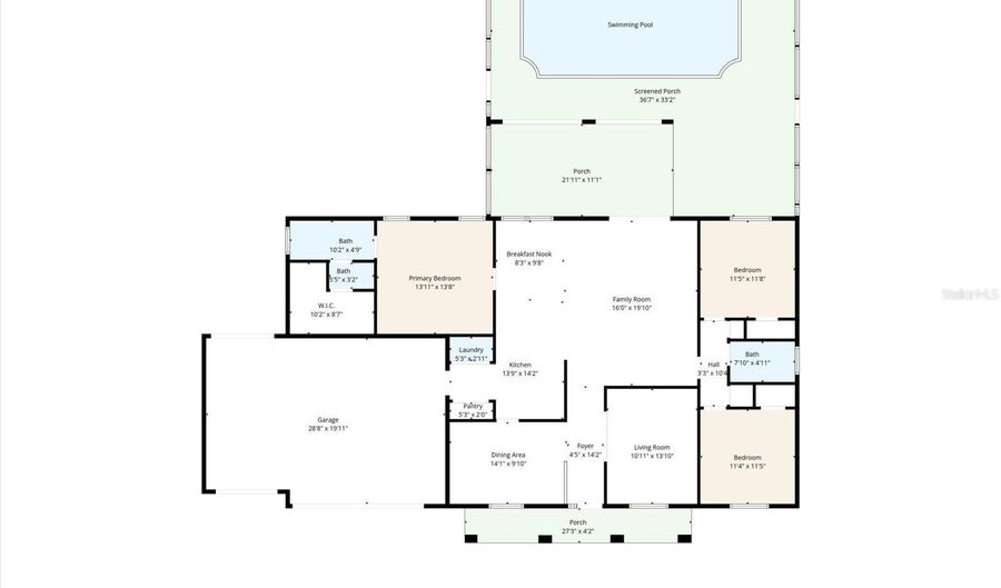 7602 CLAIR WOOD Ct, Apollo Beach, FL 33572 - 3 Beds, 2 Bath