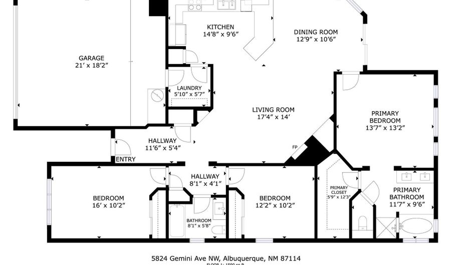 5824 Gemini Ave NW, Albuquerque, NM 87114 - 3 Beds, 2 Bath